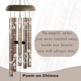 Carson 30" 'Angels' Arms' Memorial Wind Chime- Garden/Patio/Porch Outdoor Decor