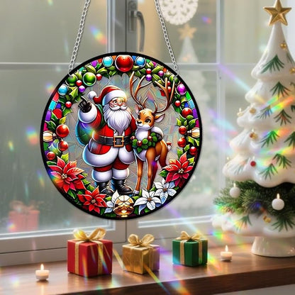 Sun Catchers Indoor Window, Acrylic Rainbow Suncatcher Window Hanging Decoration for Living Room Bedroom Summer Home Balcony Ornaments Decoration