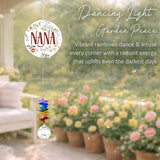 Aluminum Ornament Suncatcher - Nana - Christmas Mother's Day Birthday Gifts for Grandma, Mom - Unique Gift from Daughters, Granddaughters - Crystal Rainbow Maker - Window Hangings Home Decor
