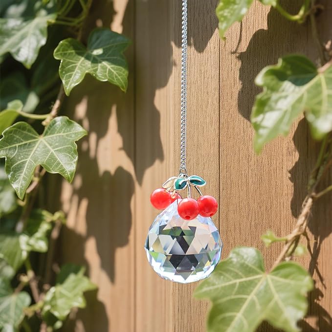 Crystal Sun Catcher Rainbow Maker, Ideal Window Prism Suncatcher (A)