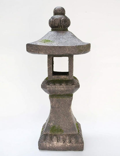 Hi-Line Gift 27IN Grey Stone Pagoda Lantern
