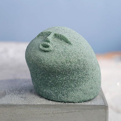 Cute Stone Primitive Man Figurine: Funny Stoneman Statue for Outdoor Decor, Carving Face Garden Home Decoration Fish Tank Ornament - Stone Man D