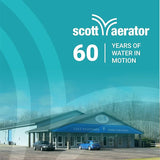 Scott Aerator DA-20 Display Pond Aerator – 1/2 Horse Power 230V 100ft Cord | Aerating Pond Fountain | Pond Aerator Pump for Small Ponds | Pond Aeration System | Made in USA