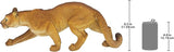 Design Toscano Prowling American Mountain Cougar Indoor/Outdoor Garden Statue, 22 Inches Wide, 5 Inches Deep, 8 Inches High, Handcast Polyresin, Full Color Finish