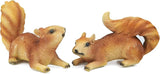 2pcs Squirrel Hanging Statues for Garden Decoration, Outdoor Hanging Tree Décor with Screws and Hooks, for Tree Trunk, Garden, Yard, Patio- 7.9 Inch (2 Squirrels)