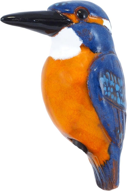 Ceramic Garden Decor - Bird Lawn Stake - Outdoor Statue - Perfect, Unique Gifts for Gardeners Woman, Men, Yard Gifts - Handmade, Frostproof, GK601-1