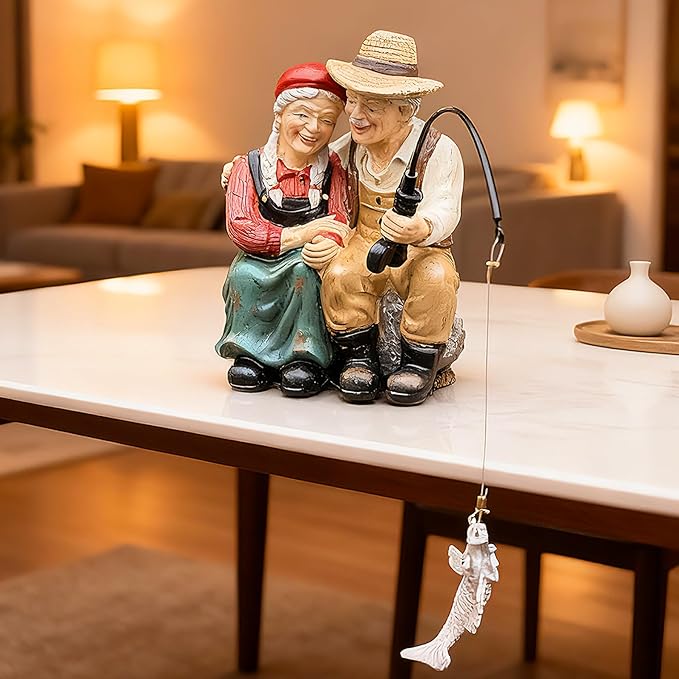 Teaeeno Couple Decor Outdoor, Timeless Moments for A Lifelong Partnership, Gift for Valentine, Wedding Anniversary