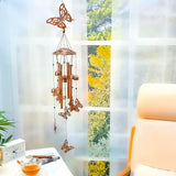 Butterfly Wind Chimes Outdoor Butterfly Gifts for Women/Men/Mom/Grandma/Wife Birthday Gifts Memorial Gift Metal WindChimes for Outside/Indoors, Home, Lawn, Porch, Patio, Garden Decor, Yard Decorations