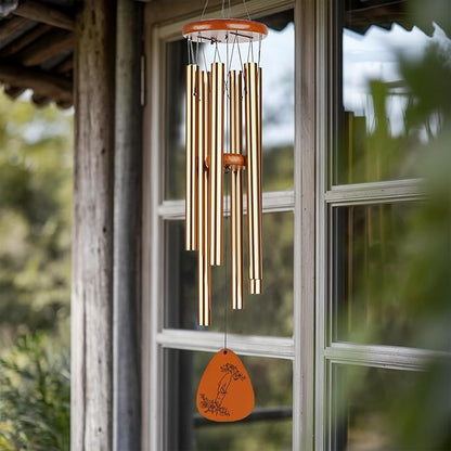 37 Inches Mother Wind Chimes for Outside/Yard, Wind Chimes for Mom Birthday Gifts from Daughter, Son for Mom Outdoor Gifts Garden, Patio Decor - Mother Daughter Gift