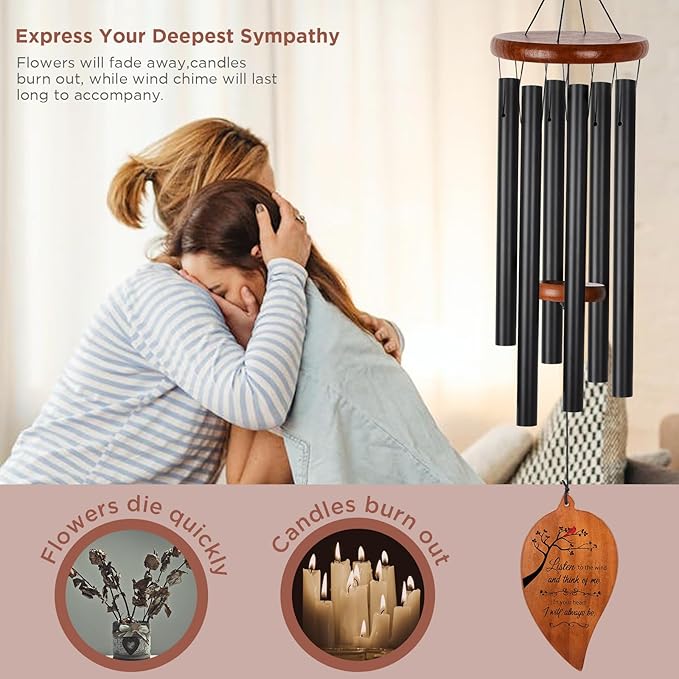 Memorial Chime Gifts, Sympathy Gift for Loss of Loved one,Bereavement Gifts,Sympathy Wind Chimes for Outside,windchimes,Loved one, Grandma Gift