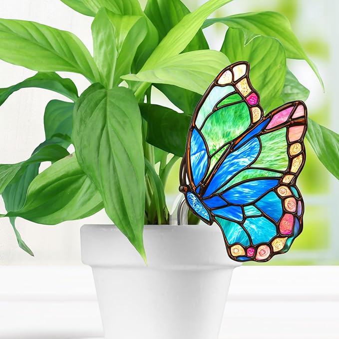 Butterfly Gifts for Women, Hanging Plant Planter Indoor Outdoor, Mothers Day Birthday Gifts for Mom Grandma from Daughter Son, Butterfly Lover Garden Decor Plant Pot(13)