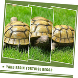 Decorative Tortoise Resin Ornament for Garden Charming Outdoor Sculpture for Lawn Patio and Home Unique Rustic Garden Lovers