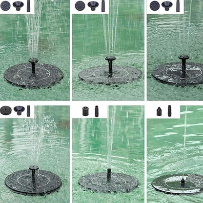 Floating Solars Bird Bath Water Fountains Light Garden Waterfalls Fountains Pond Panel Powered Water Pumps Garden Oxygenation Pumps for Pond