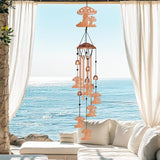 Melodious Melodic Tones Wind Chimes for Outside, Mushroom Decoration Windchimes Suitable for Outdoor Garden Patio Porch Decor, 33“ Metal Memorial Wind Chimes Gifts for Friends and Family
