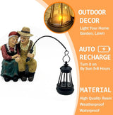 Teaeeno Couple Decor Outdoor Solor Light, Timeless Moments for A Lifelong Partnership, Gifts for Garden/Patio Decor, Essential Gifts for First Love/Anniversaries,Creating A Romantic Ambiance(Color)