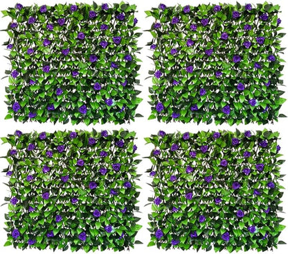 Expandable Fence Privacy Screen for Balcony Patio Outdoor,Decorative Faux Ivy Fencing Panel,Artificial Hedges