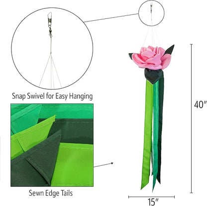 In the Breeze Pretty as a Rose 3D Windtail (4630)