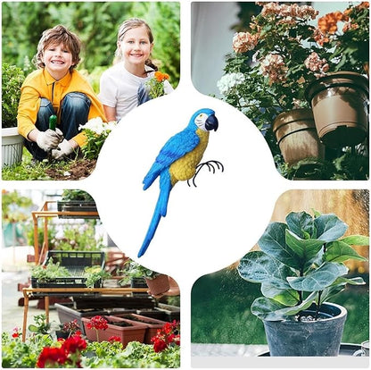 Garden Decor Resin Bird Statues Garden Decorative Sculptures Outdoor Decor Outdoor Decor(D)