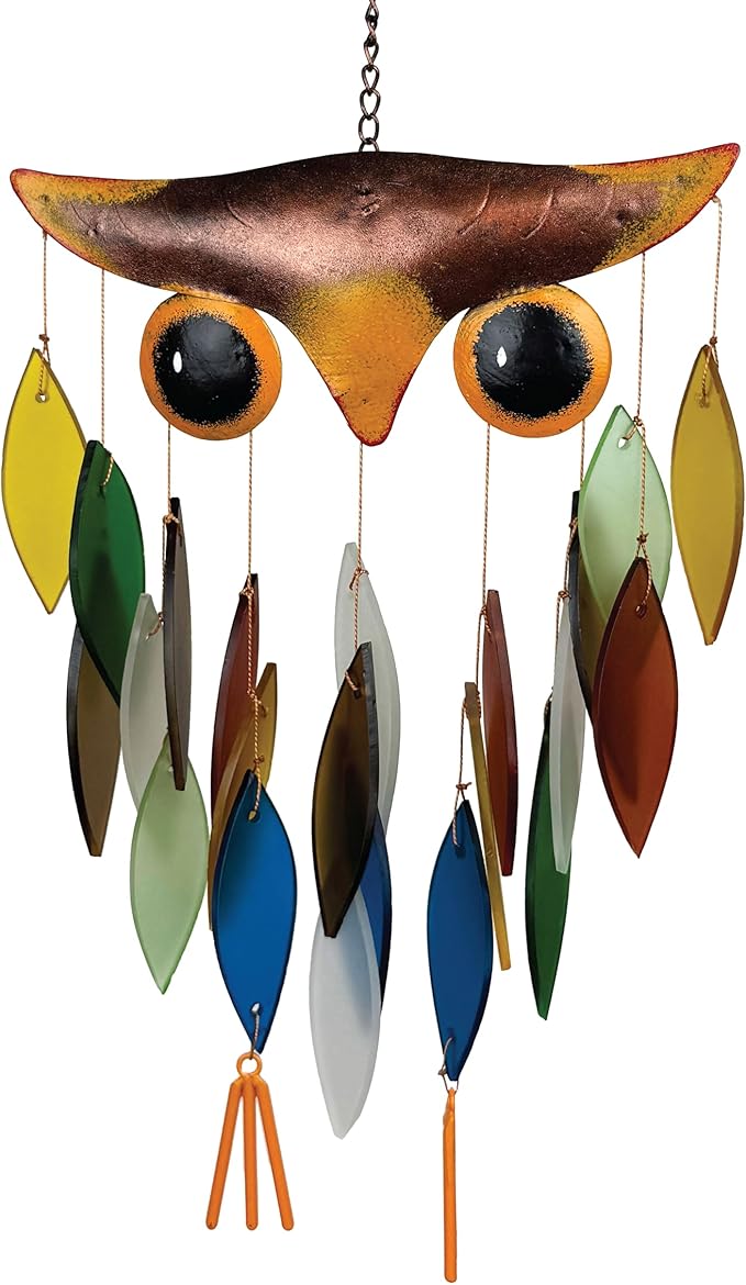 SPIKY OWL WINDCHIME