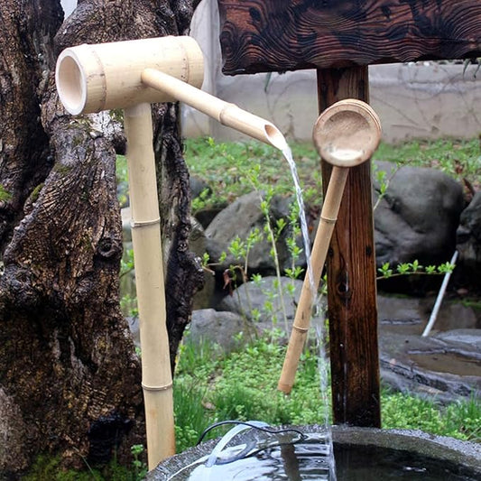 Garden Water Feature,for Bird Bath Fish Ponds Pond Pump Garden Features Contains Water Scoop
