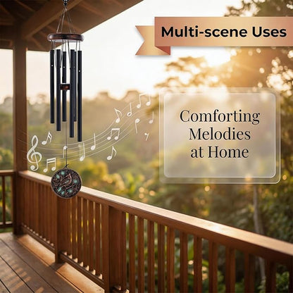 Cardinal Wind Chimes for Outside - Vintage Deep Tone Windchimes Outdoors Garden Yard Patio Indoor Balcony Hanging Decoration Birthday Memorial Sympathy Gifts for Women Men Mom Dad Grandma
