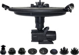 HALF OFF PONDS Floating Fountain, 3/4 HP Pond Aerator, 200 ft Cord, 8,000 GPH Water Pump, 11 Spray Patterns, White LED Lights, for Ponds, Lakes & Water Gardens