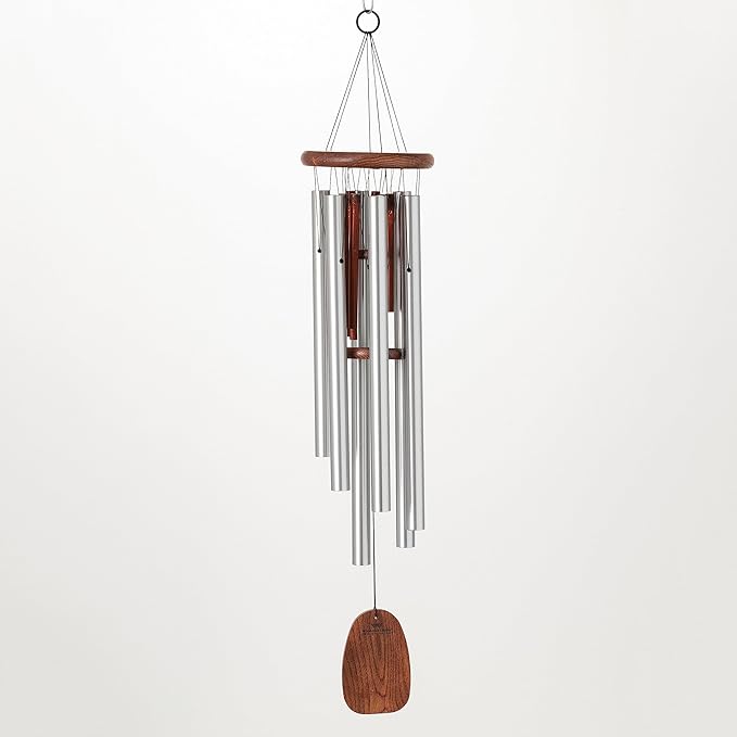 Woodstock Wind Chimes for Outside, Outdoor Decor, Garden and Patio Decor Singing in The Rain Chime, Large (37'') Wind Chime (RAINL)