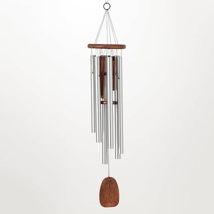 Woodstock Wind Chimes for Outside, Outdoor Decor, Garden and Patio Decor Singing in The Rain Chime, Large (37'') Wind Chime (RAINL)