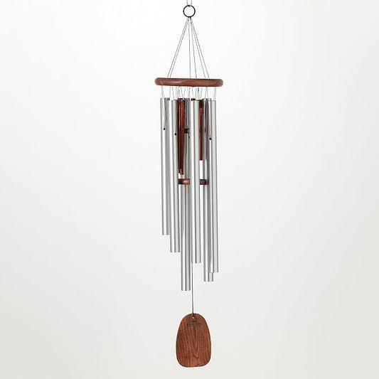 Woodstock Wind Chimes for Outside, Outdoor Decor, Garden and Patio Decor Singing in The Rain Chime, Large (37'') Wind Chime (RAINL)
