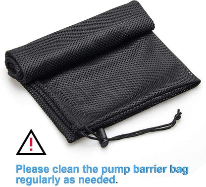 Pond Pump Filter Bag, 12.2"x 15.9" 2 Pack Drawstring Pond Mesh Pump Barrier Bags for Pool Biofilters Aquarium Filtration, Protection Cover from Needles Leaves Hair for Outdoor Fountain