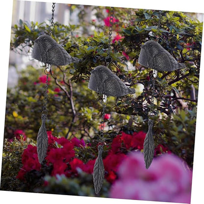 Milisten 2pcs Outdoor Wind Chime Iron Bell Pendant Garden Pendant Wind Chime for Outdoor Hanging Decoration