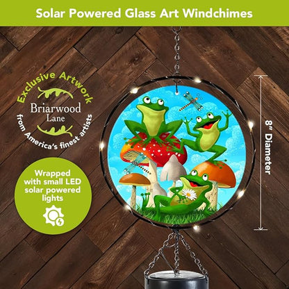 Briarwood Lane Happy Frogs Illuminated Wind Chime