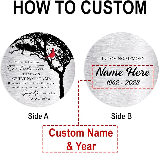 ASTARIN Personalized 30" Memorial Wind Chimes for Outside, Bereavement Gift in Remembrance of a Loved One, Sympathy Gift for Loss of Mother Father Husband, Garden Patio Decor