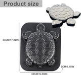 Stepping Stone Molds for Concrete & Cement 17x15'' Turtle Statue Concrete Mold Easy-to-Use DIY Stepping Stone Mold Concrete Molds and Forms for Garden Walkways and Pathways