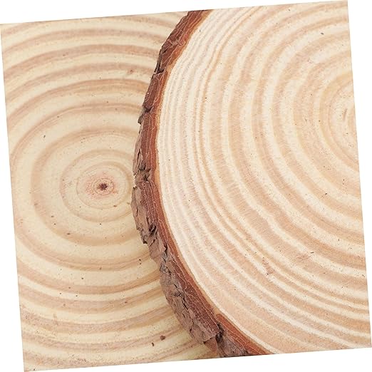 TOYANDONA 2pcs Outdoor Garden Wooden Stepping Stones 8.5-Inch Log Pathway Decor Easy DIY Installation for Walkways and Patios Sturdy and Weather-Resistant