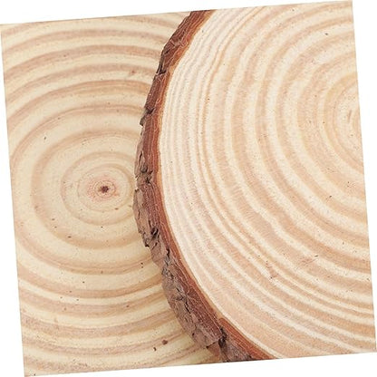 TOYANDONA 2pcs Outdoor Garden Wooden Stepping Stones 8.5-Inch Log Pathway Decor Easy DIY Installation for Walkways and Patios Sturdy and Weather-Resistant