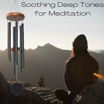 Wind Chimes for Outside Deep Tone, Sonajeros para Patios Y Terrazas, Weather Proof Wind Chimes Outdoor - Large 31" Windchimes