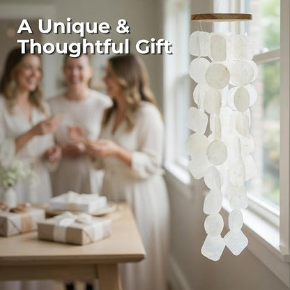 Solange & Frances Garden Decor, Hanging Patio Decor, Wind Chimes for Outside,Patio and Garden Gifts for Women Who Have Everything for Mom