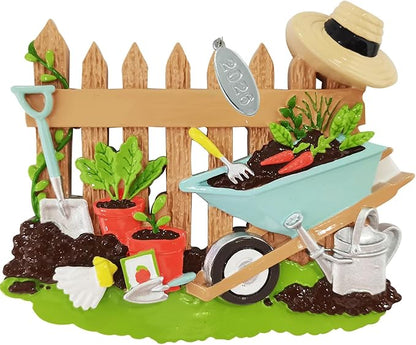 Gardening Gifts for Women - Garden Ornaments - Garden Christmas Ornaments - Plant Lady Gift Idea, Easy to Personalize At Home - Comes in a Gift Box so It's Ready for Giving