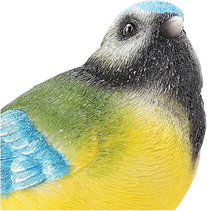 Cute Statues Garden Bird Statue Outdoor Statues On The Stone Ornament Backyard Decor(On the Stone)