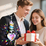 Engagement Gifts for Couples, Crystal Suncatcher Indoor Window, Mr and Mrs Gifts Ornament 2025, Just Married Gift for Newlywed Couple, Bride