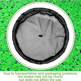 Round Floating Flora Fish Barrier, Water Floating Pond Planter Corral Island Landscape Planting Protector Fine Mesh with Lifting Ring,Water Features Ponds Decoration & ProtectPond from Birds (23inch)