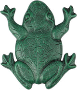 MDLUU Frog Stepping Stone, Cast Iron Frog Art, Decorative Flagstone for Garden Walkway, Yard, Patio Decor