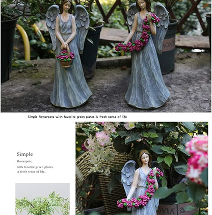 Garden Statue Animal Sculpture Outdoor Decor Gift Statues Garden Ornaments Decoration Party Outdoor Animal Pond Decoration Sculpture Yard Home Wonderland Sculpture Decoration Gifts