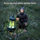 Bigfoot Garden Statues with Lamp Solar Outdoor Decors, Solar Light Big Foot Sasquatch Yard Decorations for Front Porch Patio Lawn Decor, Bigfoot Gifts Sasquatch Gifts Outdoor