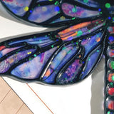 Dragonfly Handmade Resin Suncatchers, Artisan Boho Sun Catcher Stained Glass Effect Dragon Fly Window Hanging Garden Decor, Gift for Mother's Day Mom Grandma Wife Women