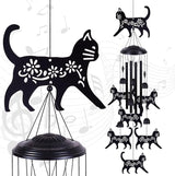 Outdoor Cats Wind Chimes Decoration, Mobile Wind Catcher, Retro Cat Wind Bells, Memorial Wind Chime, Blessing Windchime for Home, Balcony, Yard, Room, Xmas, Party, Indoor, Garden Decor, Gifts for Mom