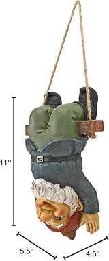 Design Toscano Alfie the Acrobat: Swinging Gnome Statue