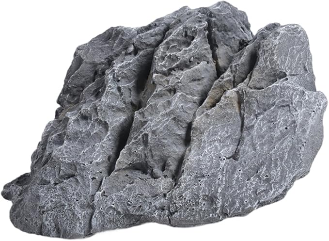 Baoblaze Fake Rock Natural Texture Multifunctional Weather Resistant Realistic Landscape Decoration for Lawn Yard Balcony Patio Porch, 24x19x14cm