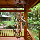 Maydahui Bird Retro Metal Wind Chime (34 Inch H) Memorial Wind Bell Animal Windchime with S Shaped Hook for Indoor and Outdoor Decor Festival Garden Party